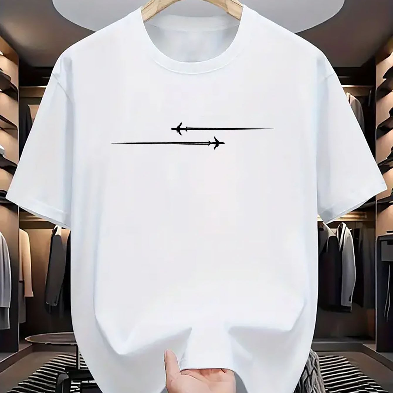 Athletic Round Neck Sports Tee