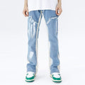 Distressed Slim Denim