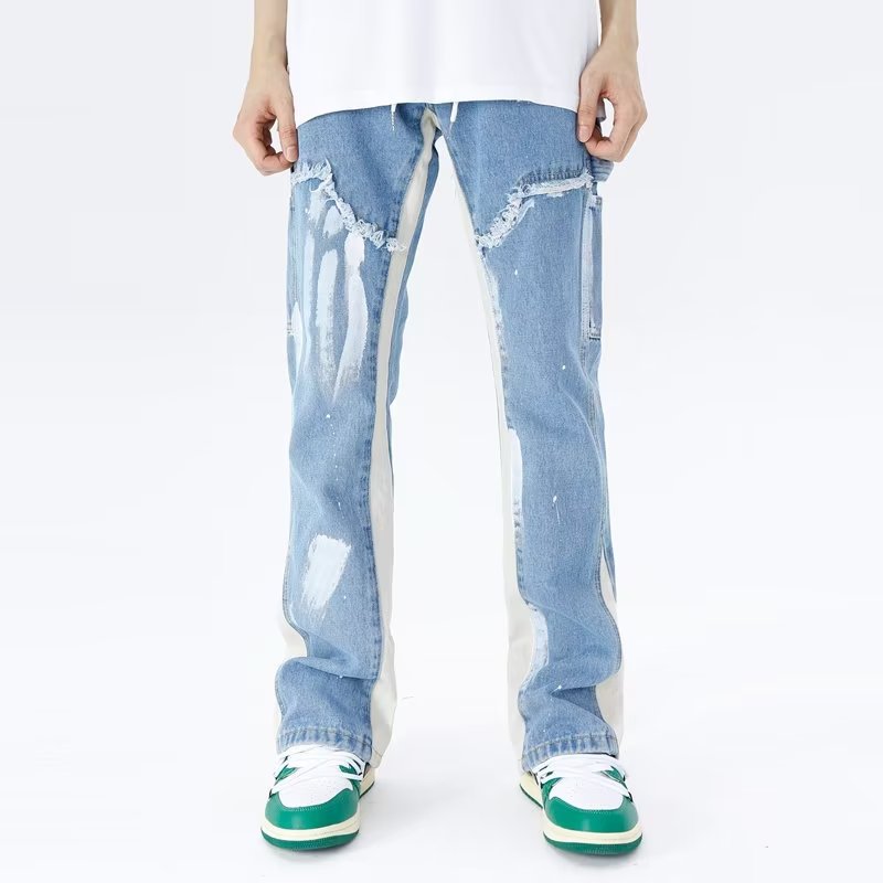 Distressed Slim Denim