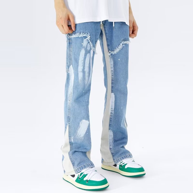 Distressed Slim Denim