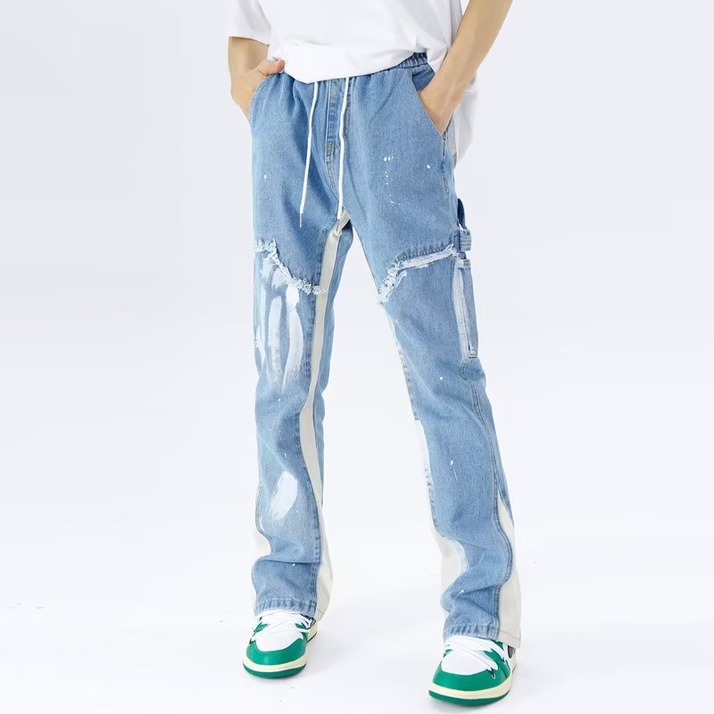 Distressed Slim Denim
