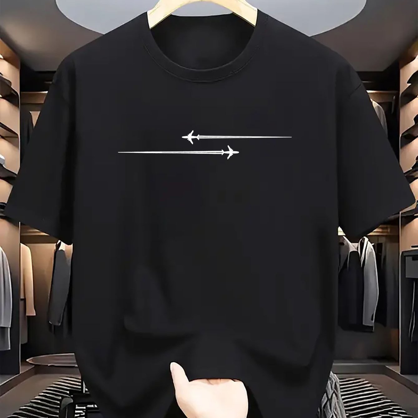 Athletic Round Neck Sports Tee
