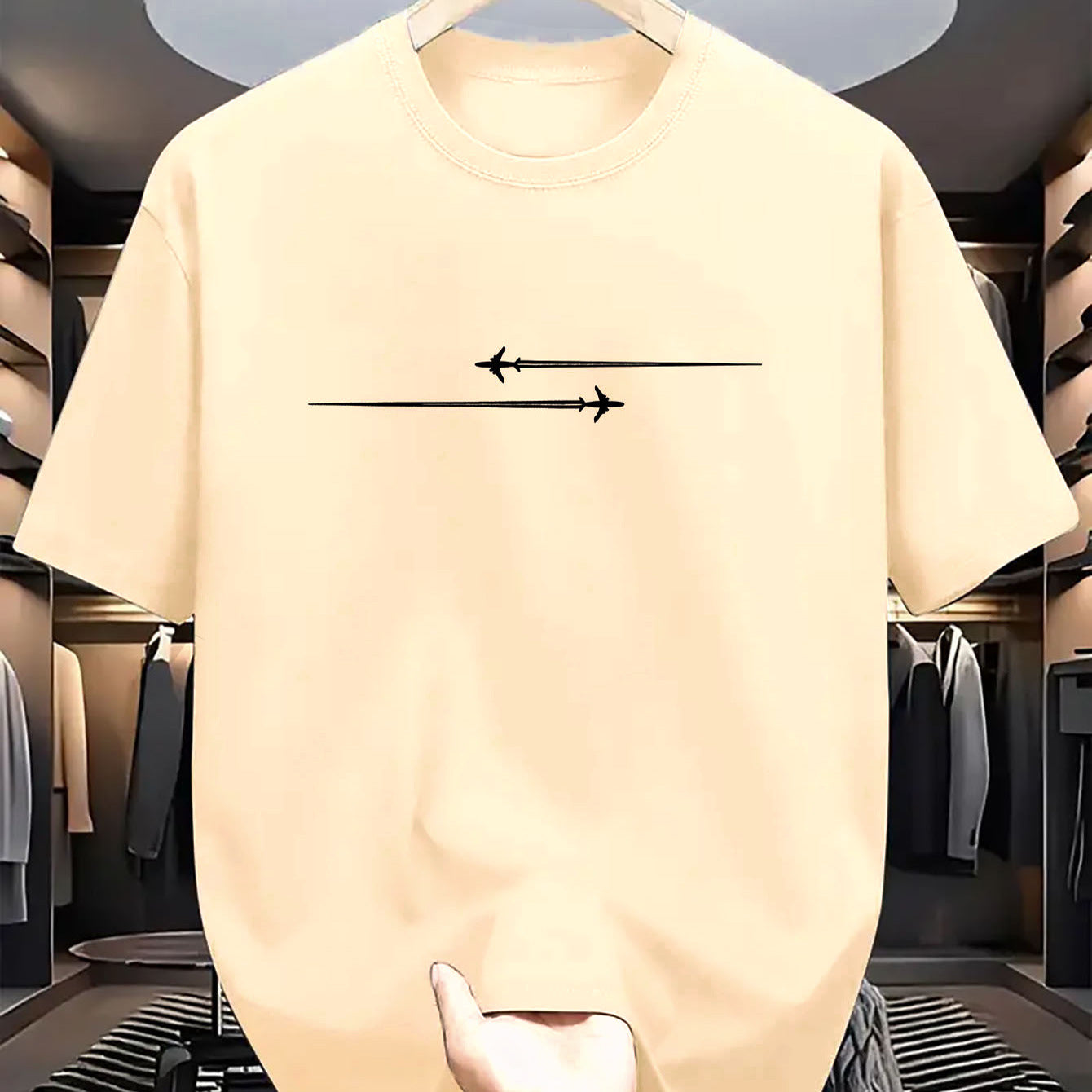 Athletic Round Neck Sports Tee
